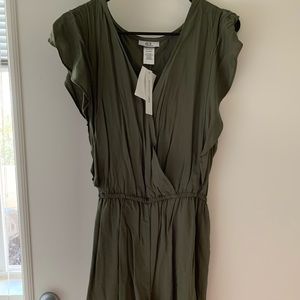 Joe B Olive Green Romper NWT